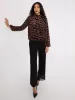 Glitter Jacquard Mock Neck Top sold by Suzy Shier