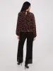 Glitter Jacquard Mock Neck Top sold by Suzy Shier