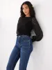 Chiffon Balloon Sleeve Top sold by Suzy Shier