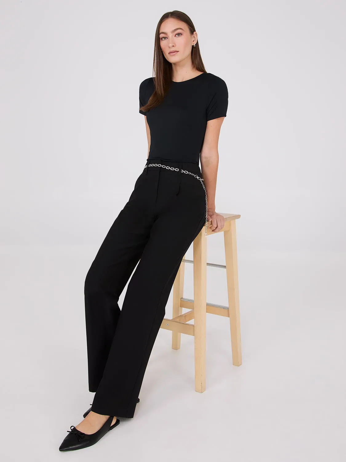 Rhinestone Chain Belt sold by Suzy Shier product image thumbnail 2