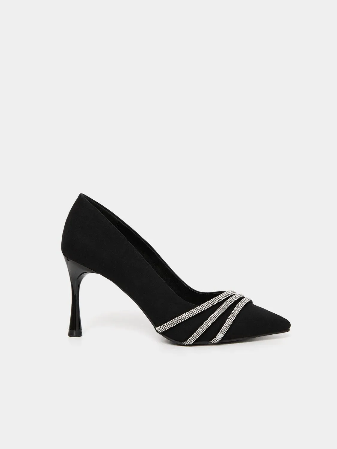 Suede High Heel Pump sold by Suzy Shier