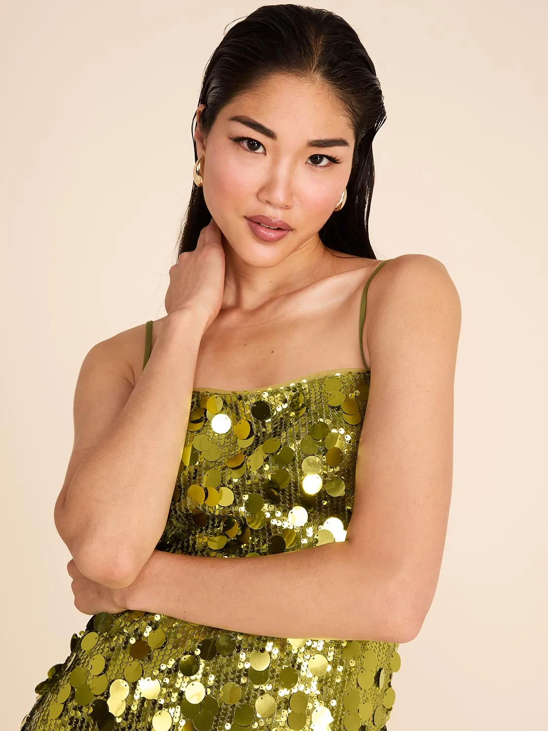 Sequin Mini Dress sold by Suzy Shier product image thumbnail 3
