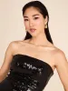 Midi Sequin Fringe Dress sold by Suzy Shier