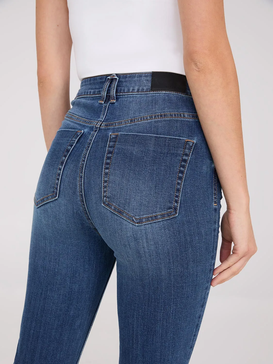 Rhinestone Embellished Slim Leg Jeans sold by Suzy Shier product image thumbnail 4