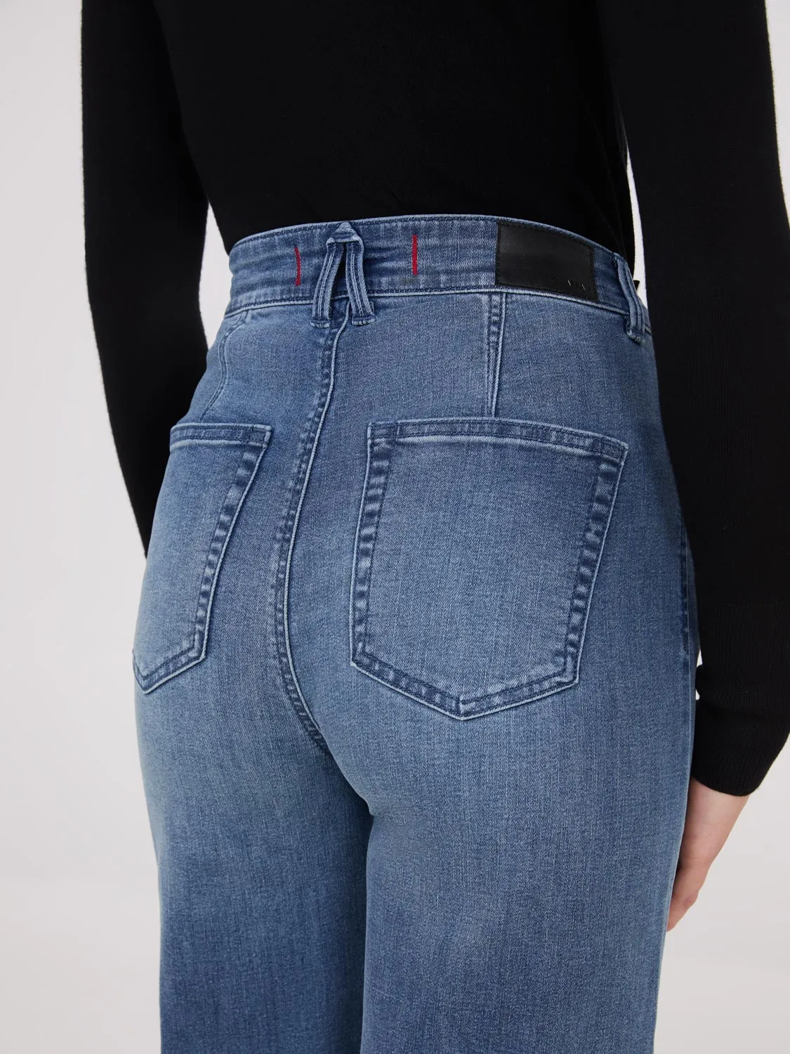 Front Seam Wide-Leg Jeans sold by Suzy Shier product image thumbnail 4