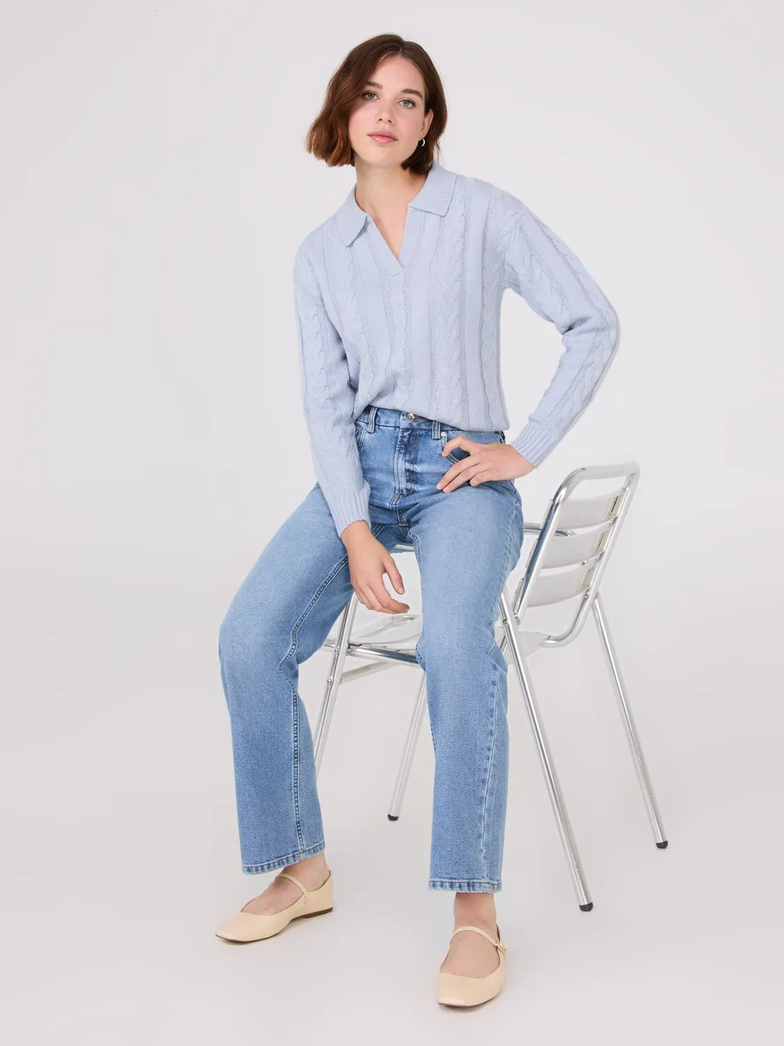 Mid-Rise Straight Leg Jeans sold by Suzy Shier product image thumbnail 4