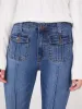 Pintuck Front Bootcut Jeans sold by Suzy Shier
