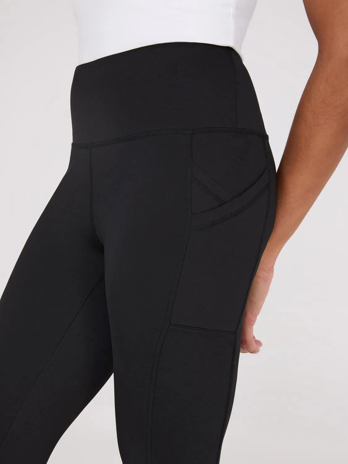 Criss-Cross Pocket Leggings sold by Suzy Shier