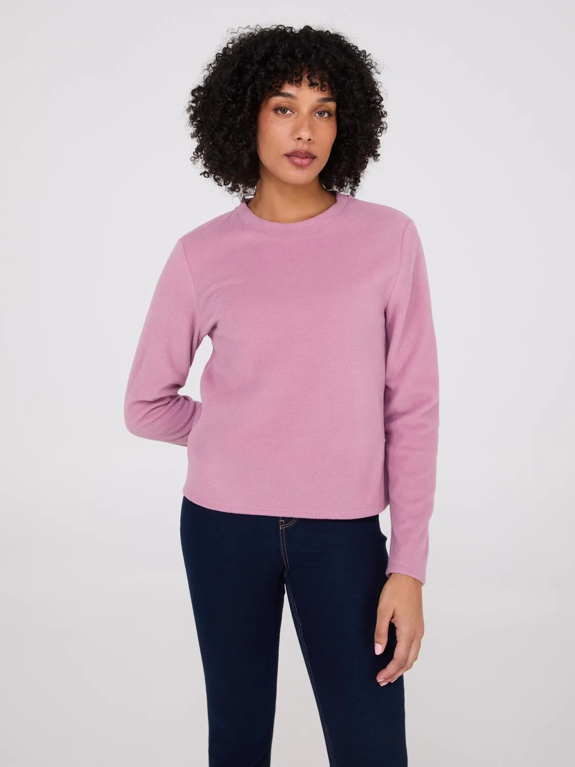 Polar Fleece Long Sleeve Top sold by Suzy Shier