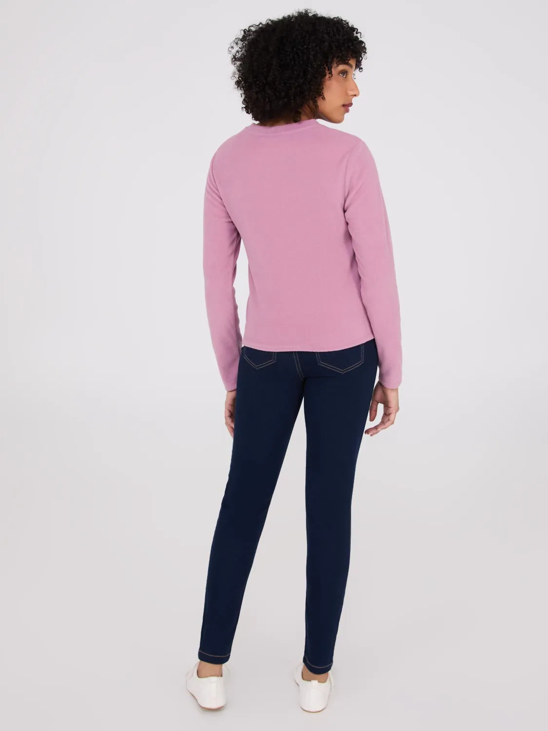 Polar Fleece Long Sleeve Top sold by Suzy Shier product image thumbnail 4