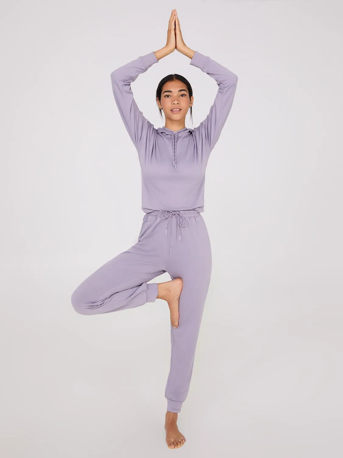 Lightweight Fleece Hoodie sold by Suzy Shier product image thumbnail 3