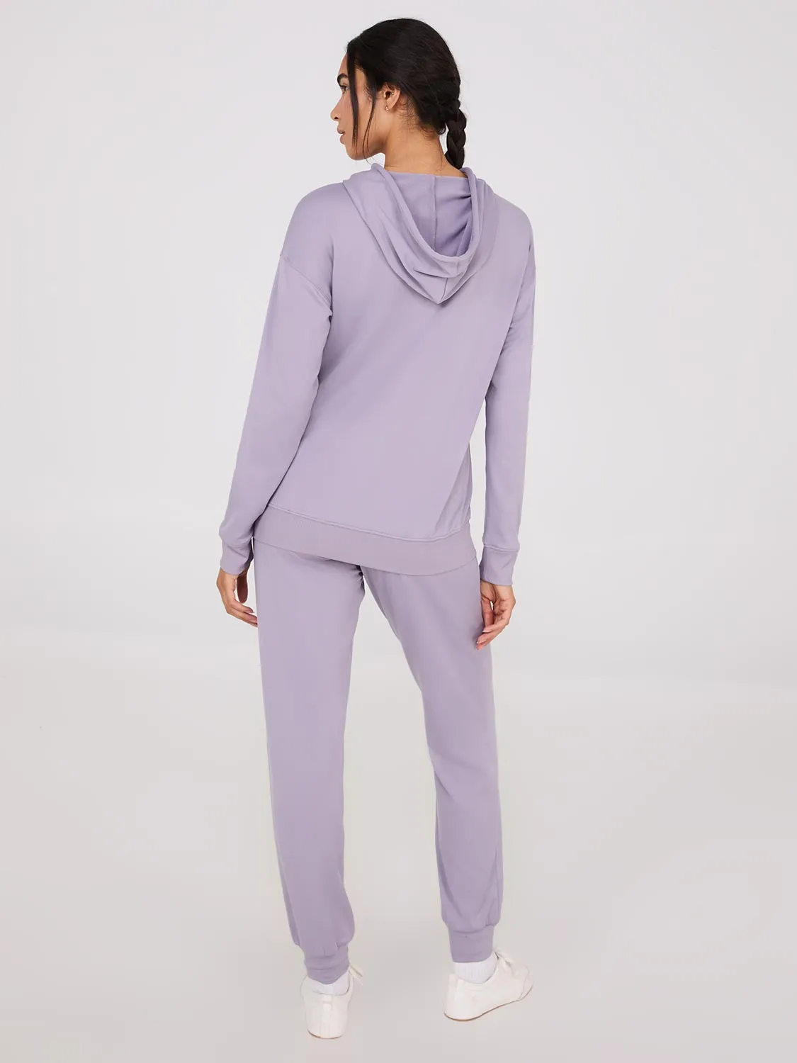 Lightweight Fleece Hoodie sold by Suzy Shier product image thumbnail 4