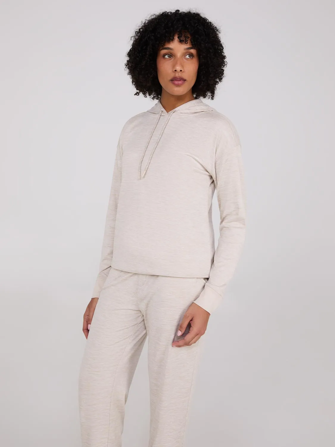 Lightweight Fleece Hoodie sold by Suzy Shier product image thumbnail 5