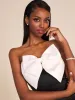 Strapless Mini Dress With Satin Bow sold by Suzy Shier