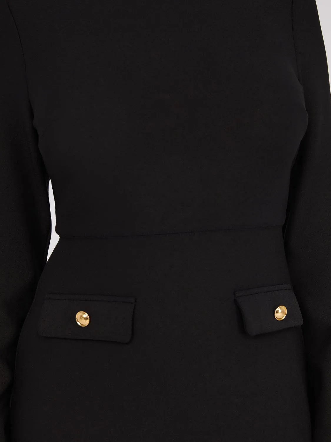 Long Sleeve A-Line Mini Dress sold by Suzy Shier product image thumbnail 2