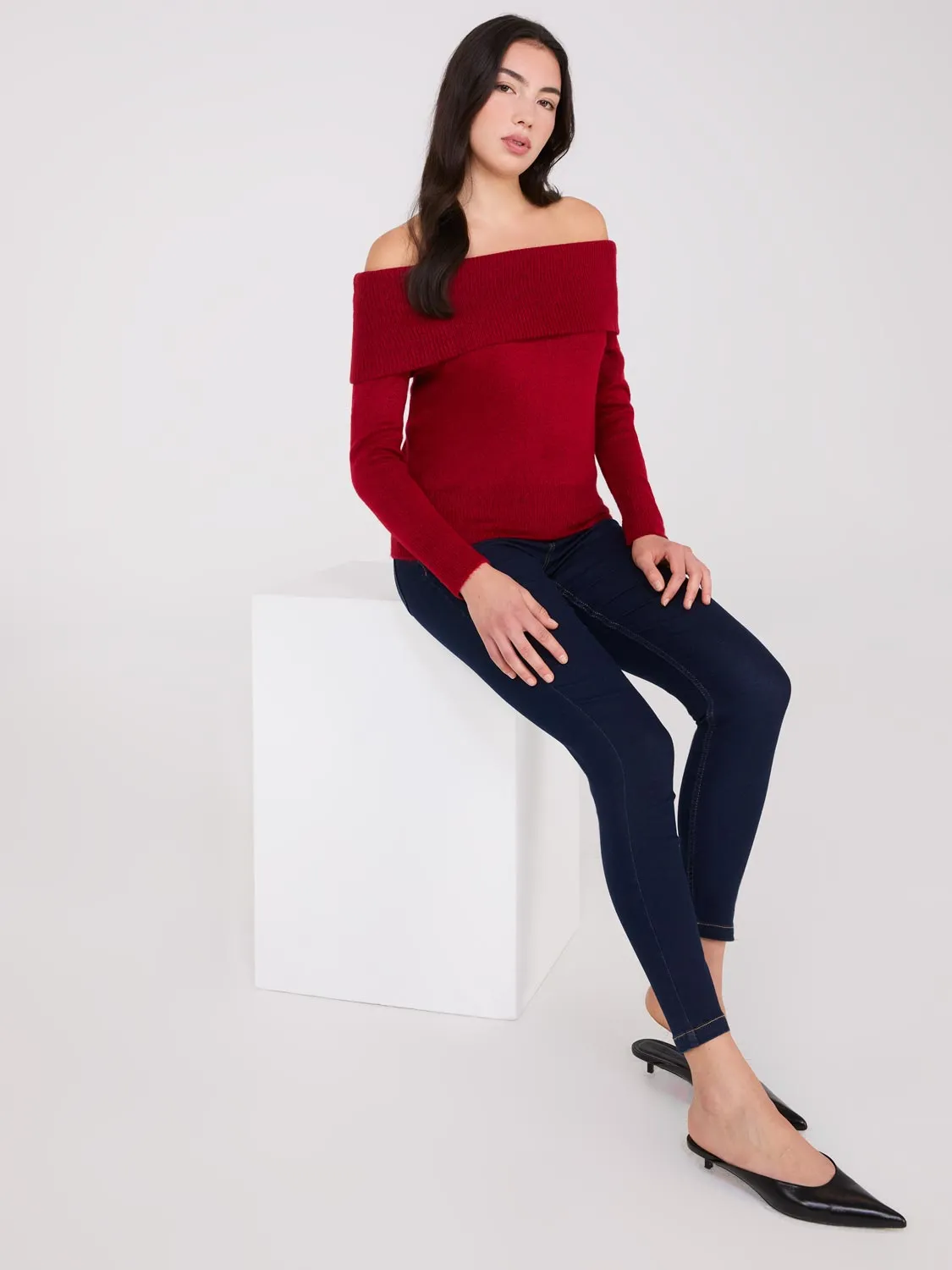 Skinny Leg Stretch Jeans sold by Suzy Shier