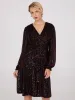 Sequin Fit & Flare Dress sold by Suzy Shier