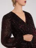 Sequin Fit & Flare Dress sold by Suzy Shier