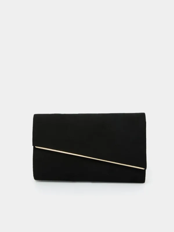 Faux Suede Clutch sold by Suzy Shier