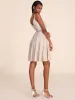 Striped Sequin Fit & Flare Dress sold by Suzy Shier