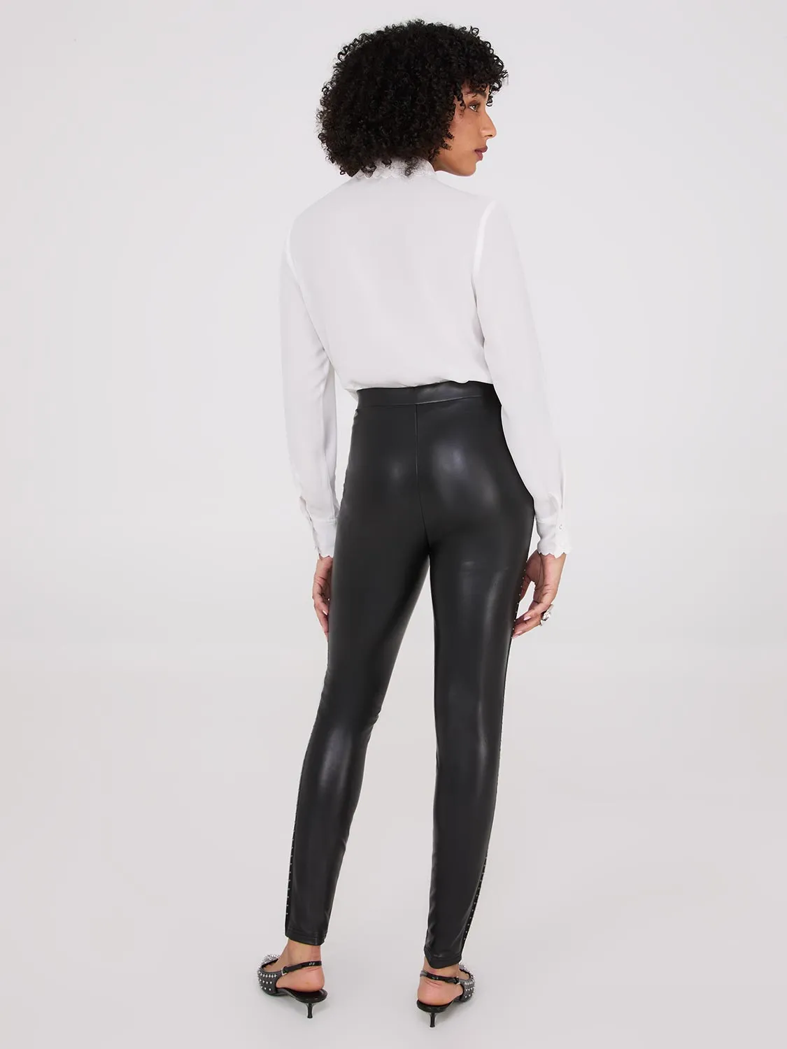 Faux Leather Pants sold by Suzy Shier product image thumbnail 5