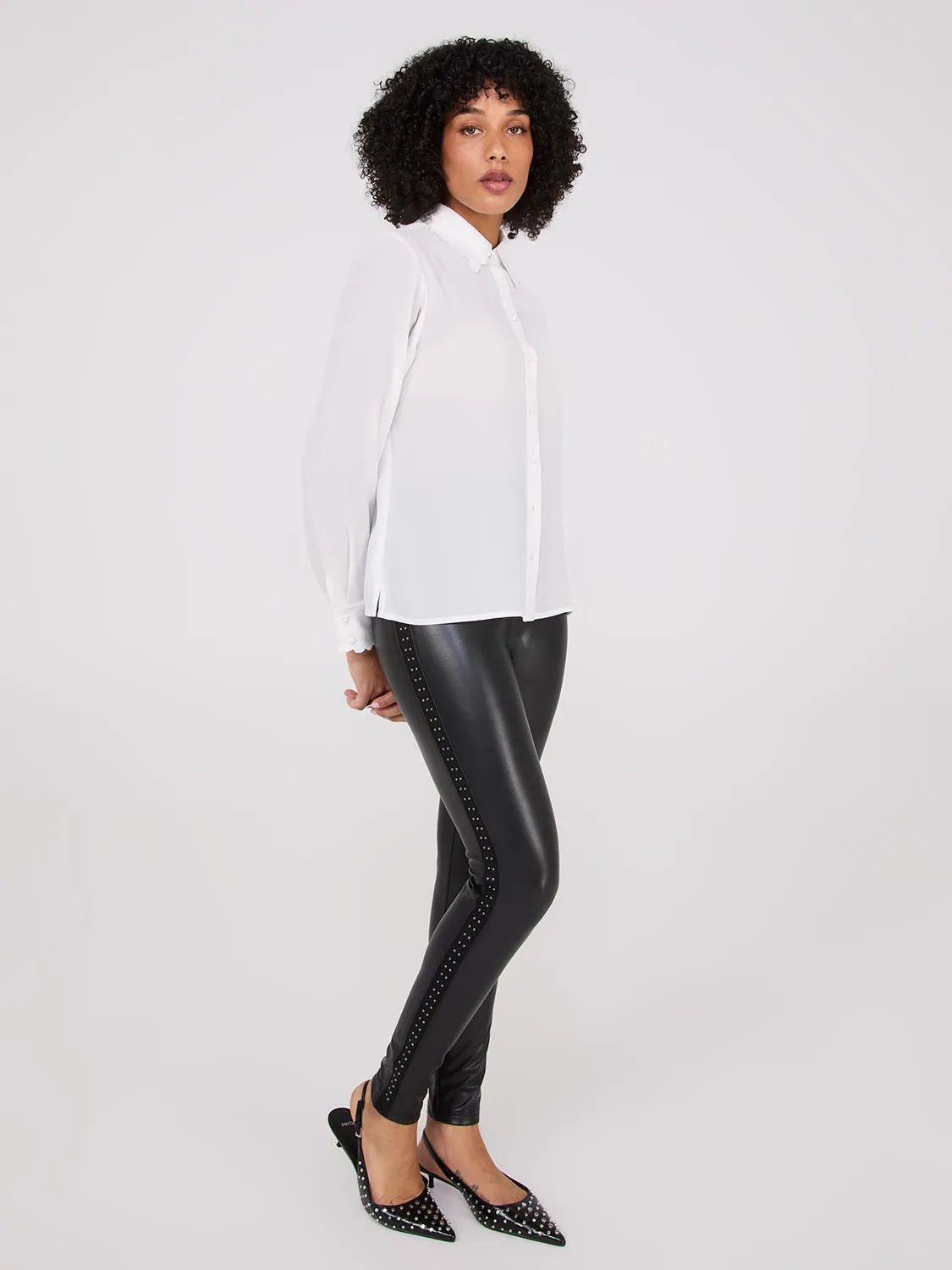 Faux Leather Pants sold by Suzy Shier
