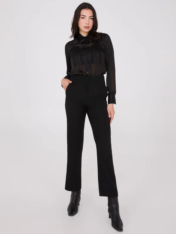 High-Rise Wide Waistband Pants sold by Suzy Shier