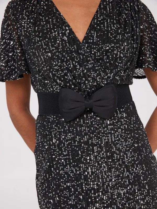 Elastic Stretch Belt With Bow Detail made by Suzy Shier