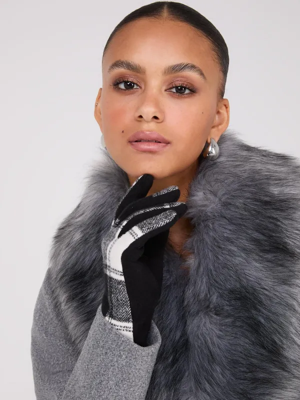 Plaid Gloves With Lining sold by Suzy Shier