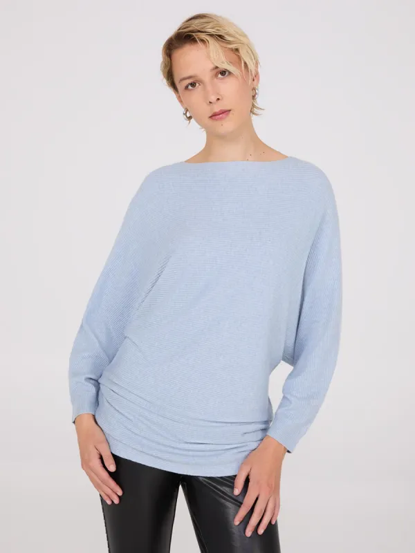 3/4 Dolman Sleeve Ottoman Stitch Sweater sold by Suzy Shier