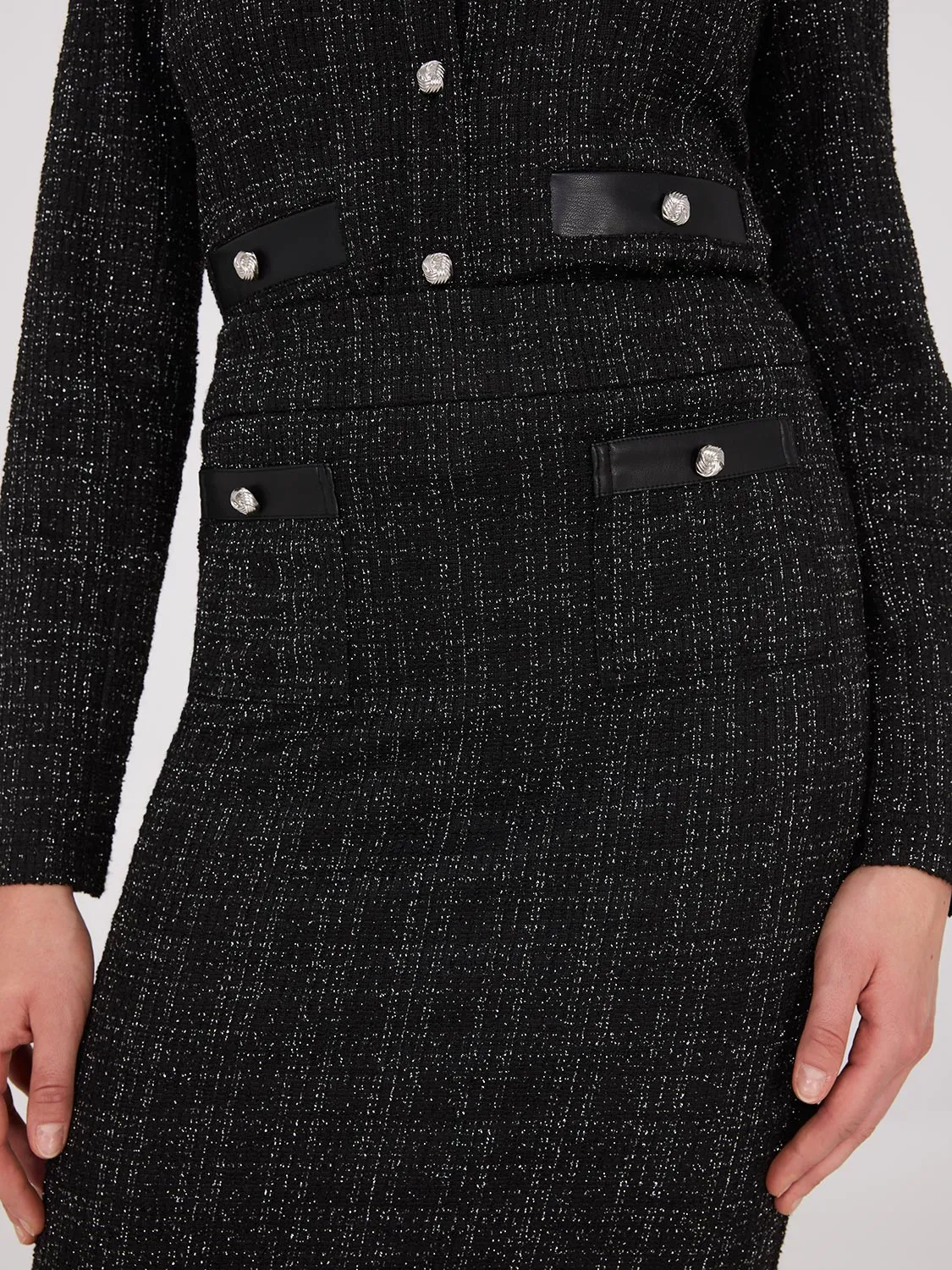 Bouclé Pencil Skirt sold by Suzy Shier product image thumbnail 3