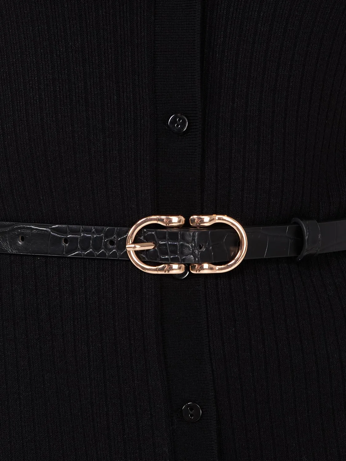 2-Pack Of Double Horseshoe Buckle Belts sold by Suzy Shier product image thumbnail 2