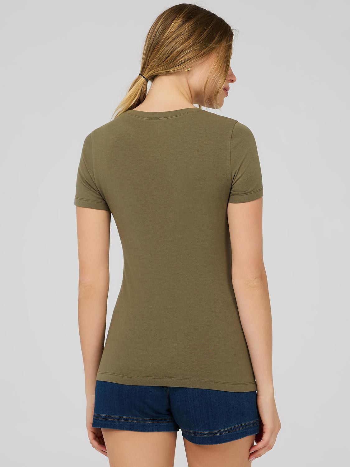 Short Sleeve Scoop Neck T-Shirt sold by Suzy Shier product image thumbnail 4