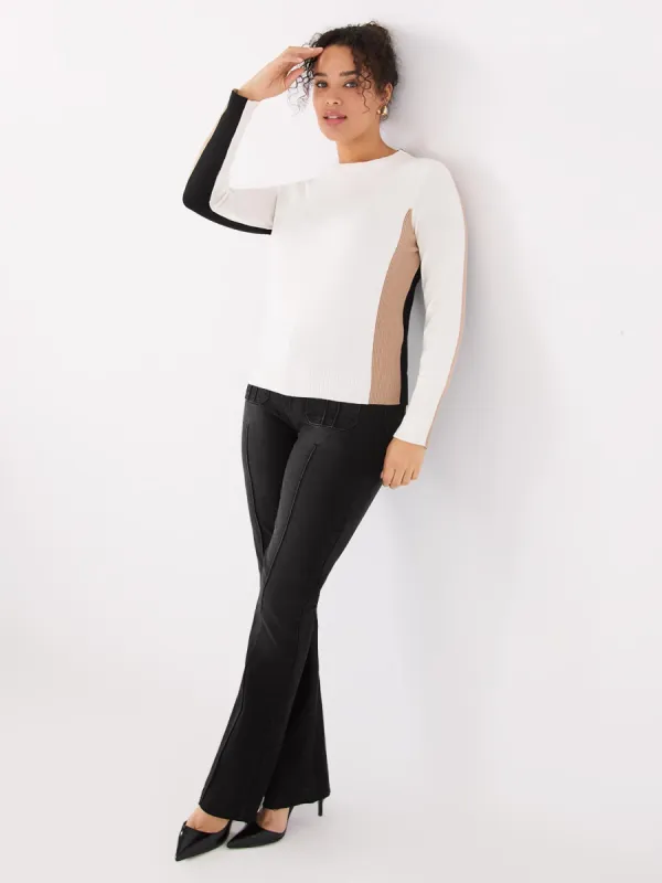 Colour Block Crew Neck Sweater sold by Suzy Shier