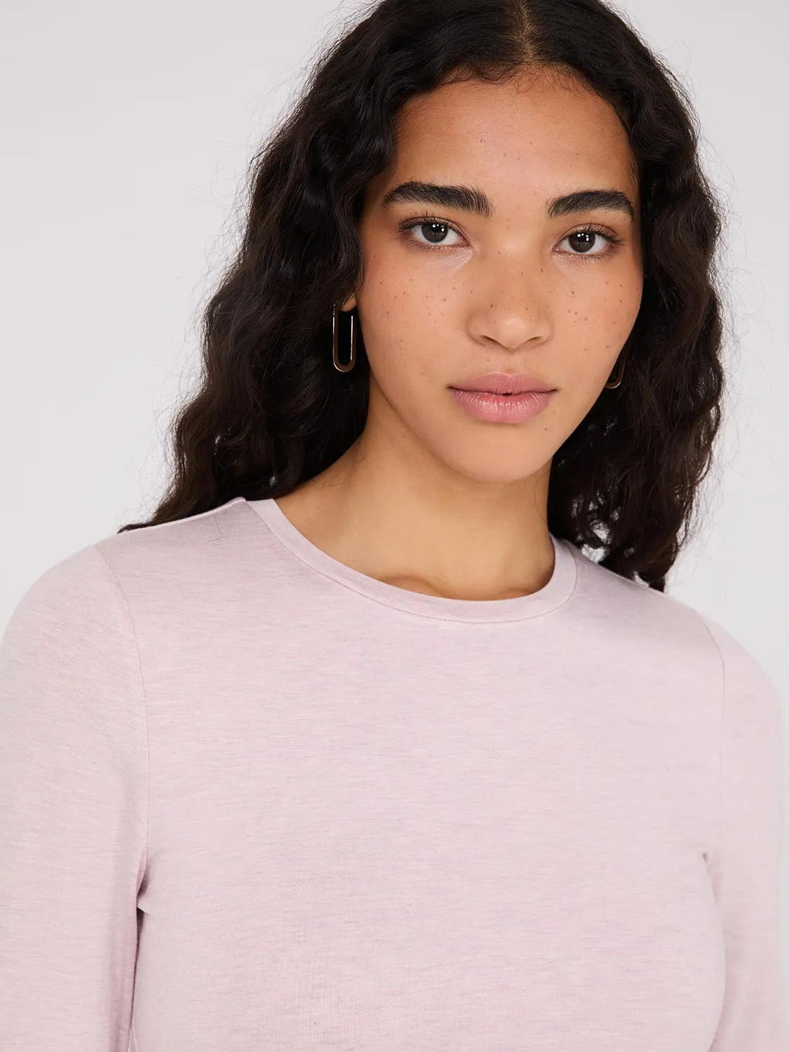 Double Layer Crew Neck Top sold by Suzy Shier product image thumbnail 2