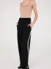 Contrast Stripe Cloud Fleece Wide-Leg Pants sold by Suzy Shier