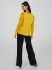 Long Chiffon Sleeve Boat Neck Top sold by Suzy Shier