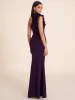 One-Shoulder Gown With Rosette Detail sold by Suzy Shier
