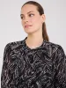Printed Ruffle Button-Front Blouse sold by Suzy Shier