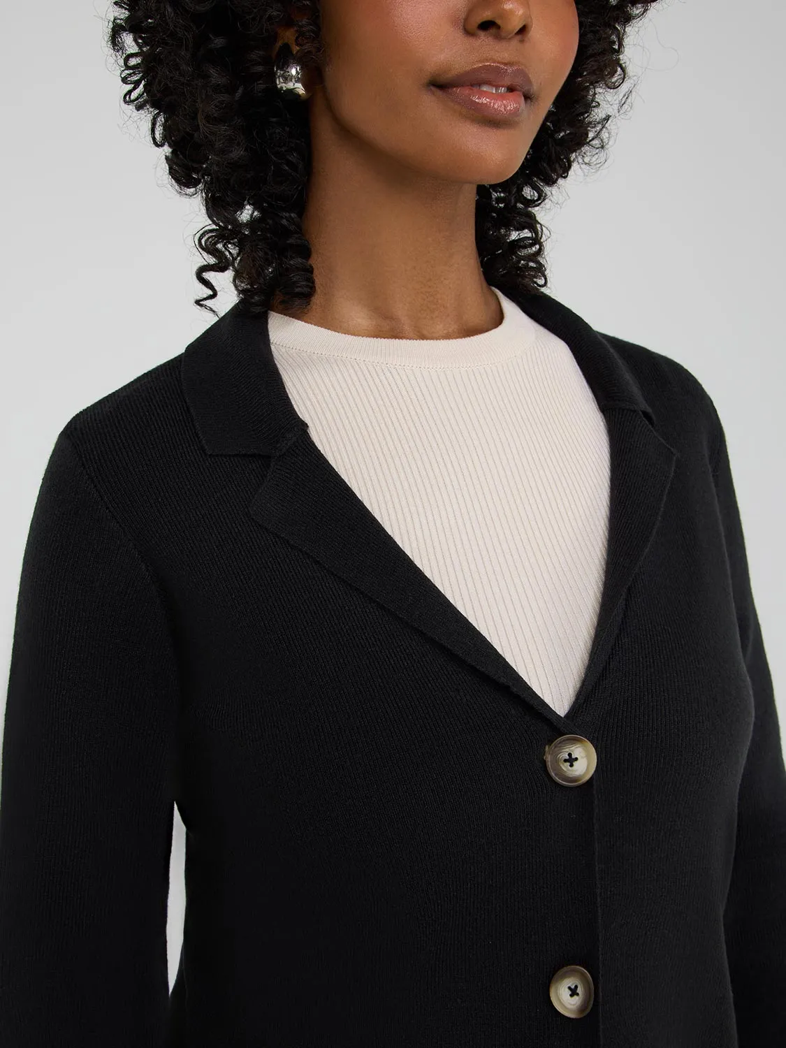 2-Button Sweater Blazer sold by Suzy Shier product image thumbnail 2