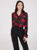 Floral Print V-Neck Blouse sold by Suzy Shier