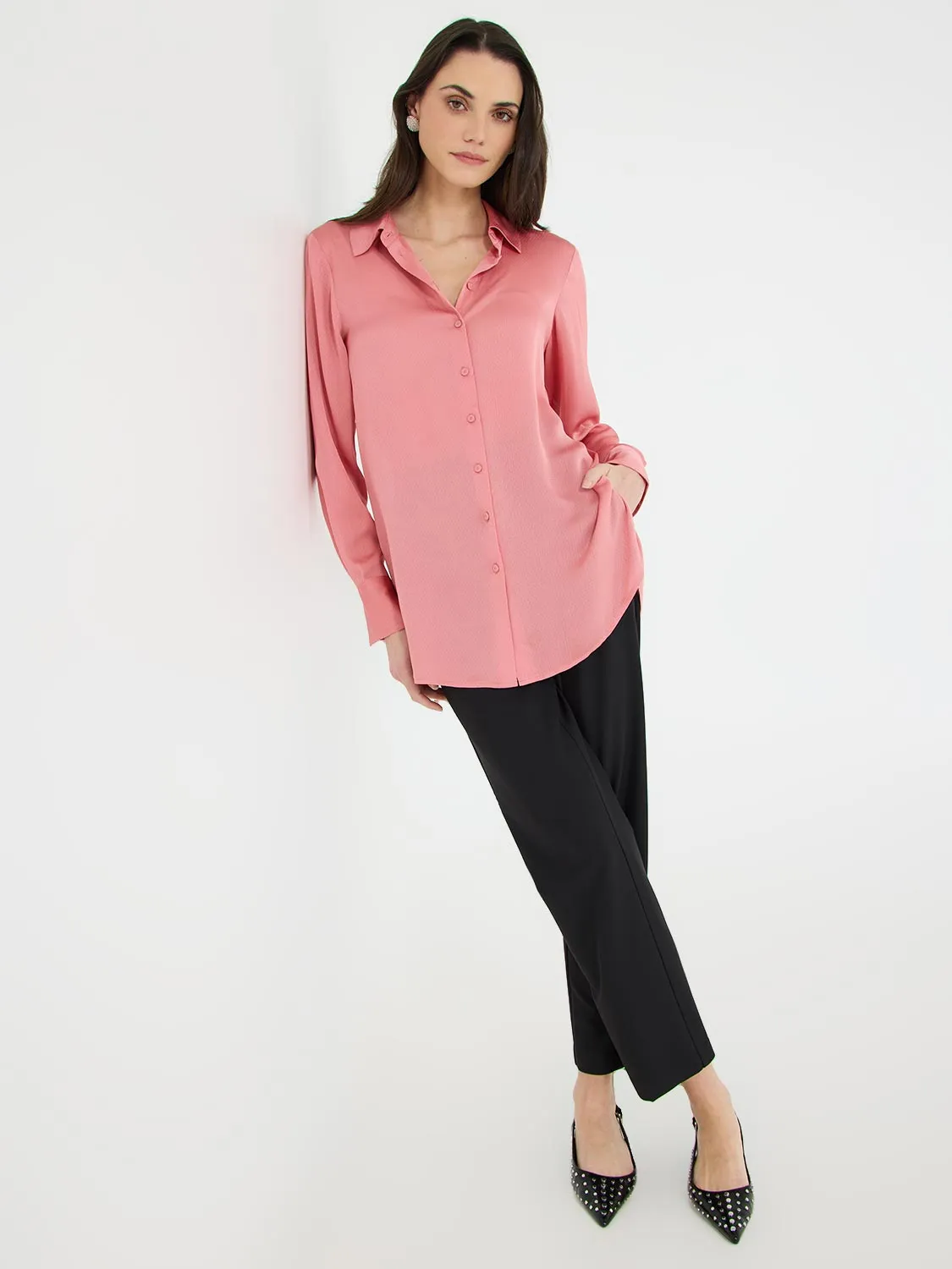 Textured Tunic Blouse sold by Suzy Shier