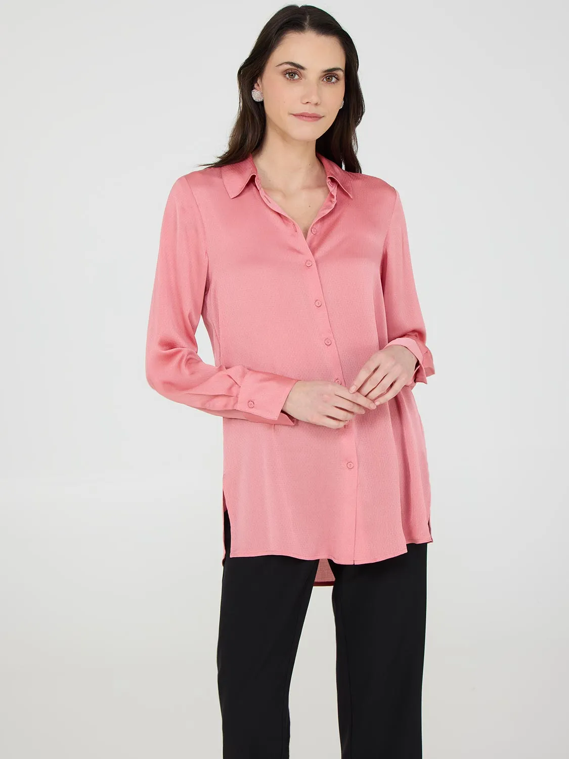 Textured Tunic Blouse sold by Suzy Shier product image thumbnail 3