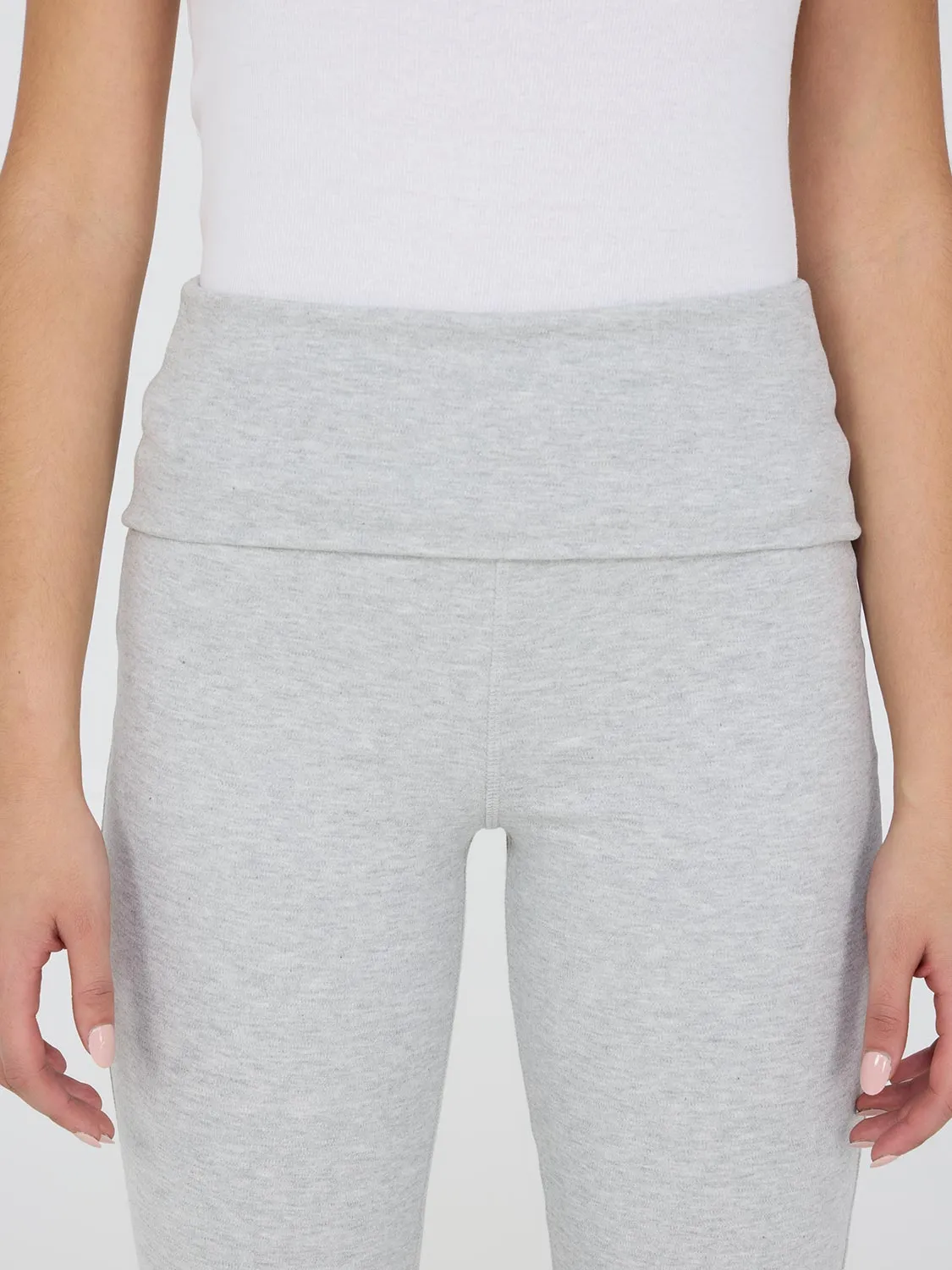 Melange Foldover Leggings sold by Suzy Shier product image thumbnail 3