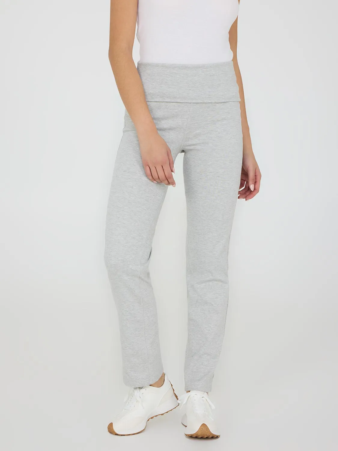 Melange Foldover Leggings sold by Suzy Shier product image thumbnail 2