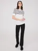 Pintuck Front Flare Leg Pants sold by Suzy Shier