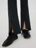 Front Slit Flared Leggings sold by Suzy Shier
