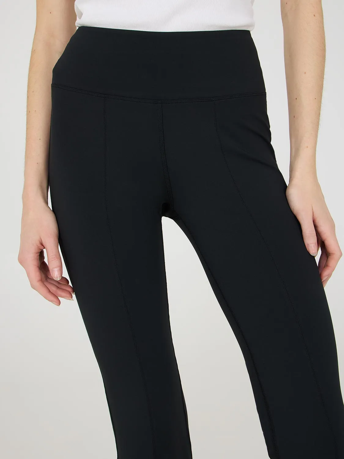 Front Slit Flared Leggings sold by Suzy Shier product image thumbnail 3