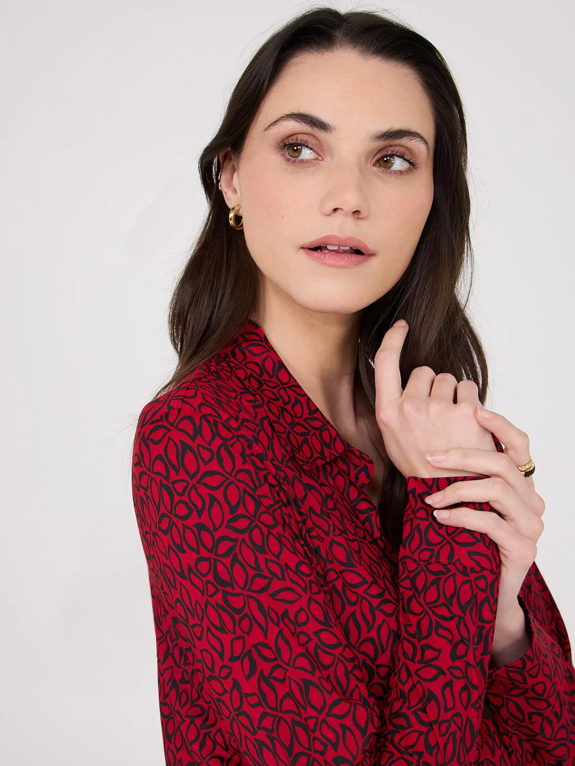 Printed Classic Blouse sold by Suzy Shier product image thumbnail 2