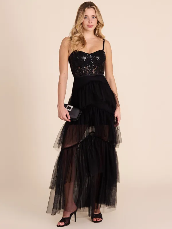 Sequin & Tulle Ball Gown sold by Suzy Shier